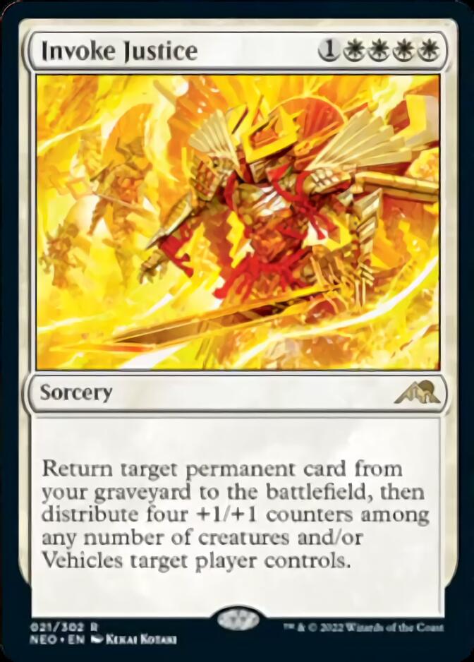 Invoke Justice [Kamigawa: Neon Dynasty] - Magic: The Gathering - Card Brawlers | Quebec | Canada |