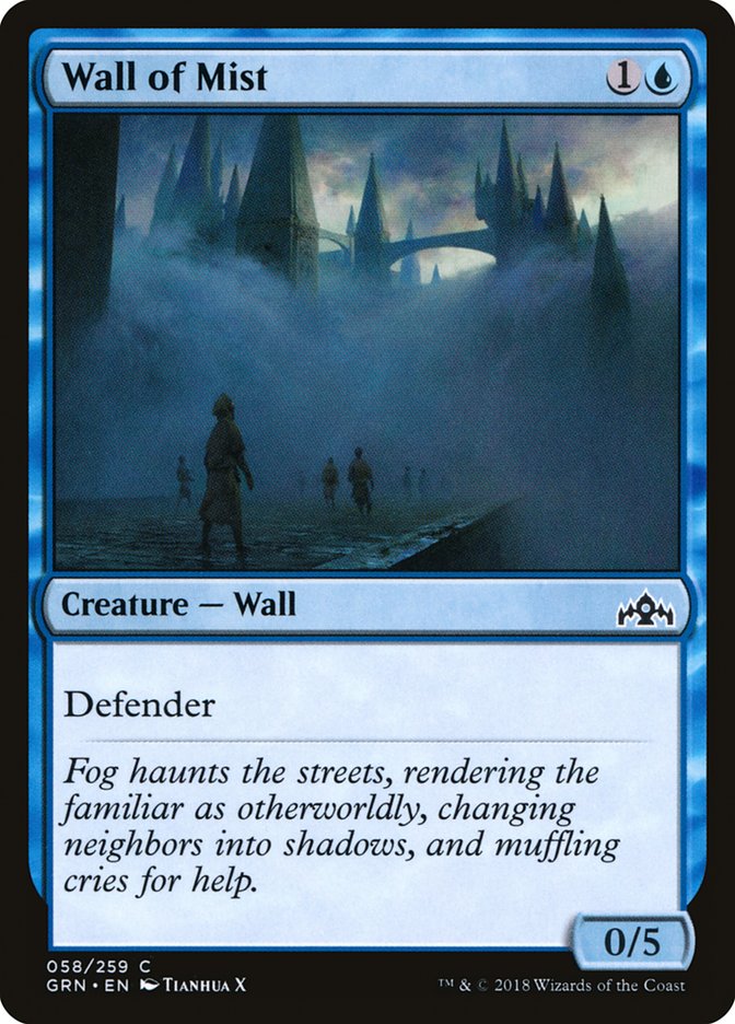 Wall of Mist [Guilds of Ravnica] - Magic: The Gathering - Card Brawlers | Quebec | Canada |