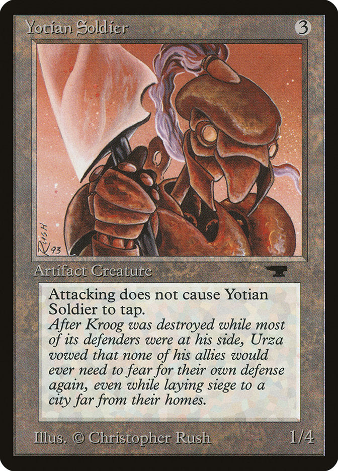Yotian Soldier [Antiquities] - Magic: The Gathering - Card Brawlers | Quebec | Canada |