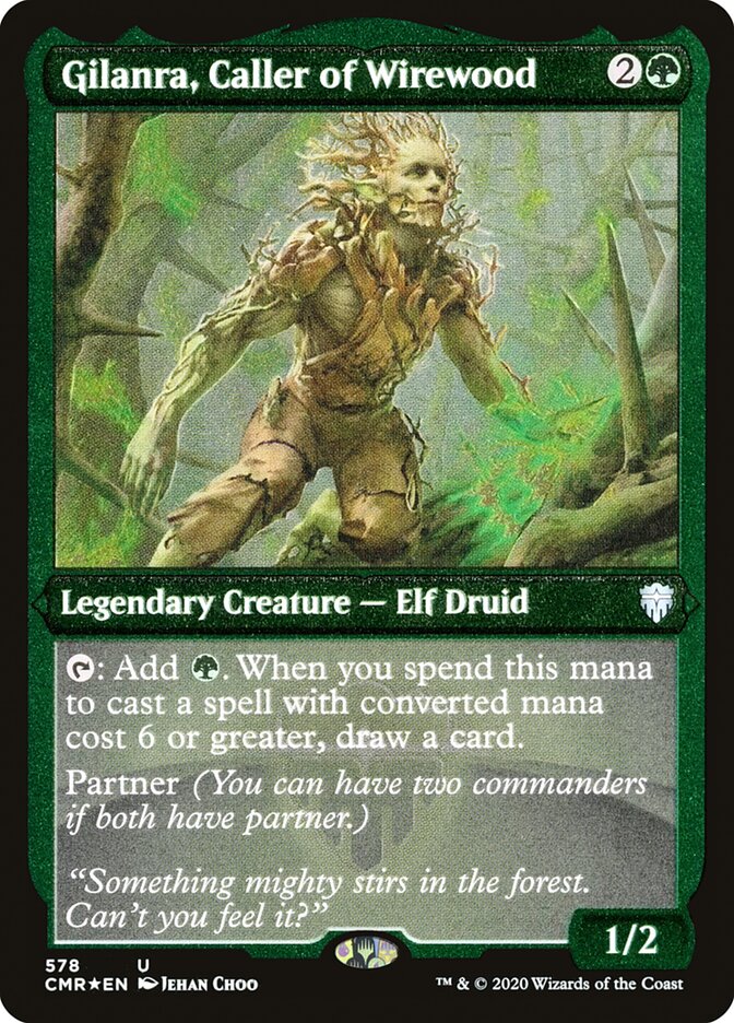 Gilanra, Caller of Wirewood (Etched) [Commander Legends] - Magic: The Gathering - Card Brawlers | Quebec | Canada |