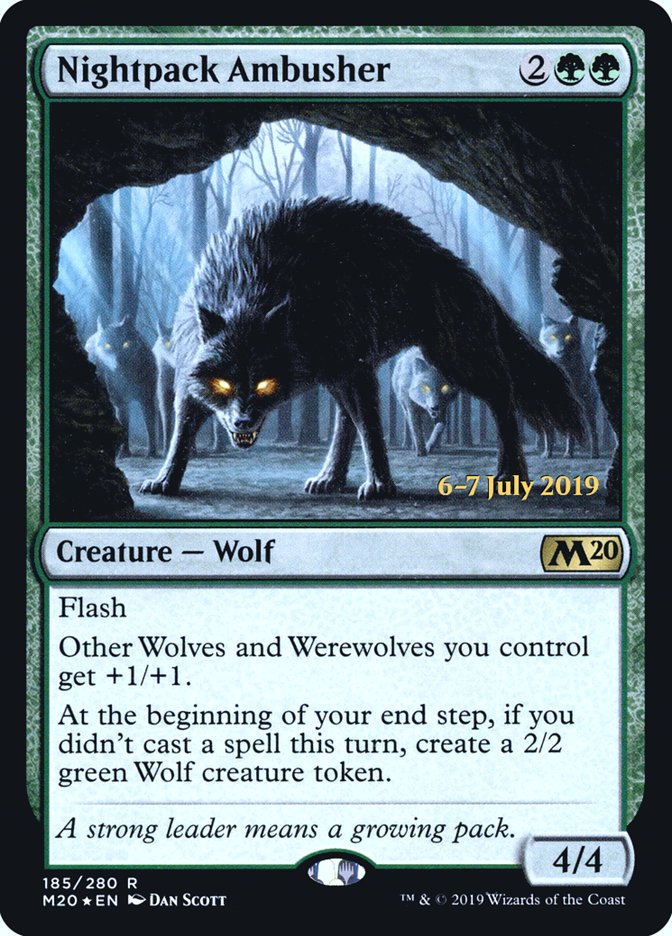 Nightpack Ambusher [Core Set 2020 Prerelease Promos] - Magic: The Gathering - Card Brawlers | Quebec | Canada |