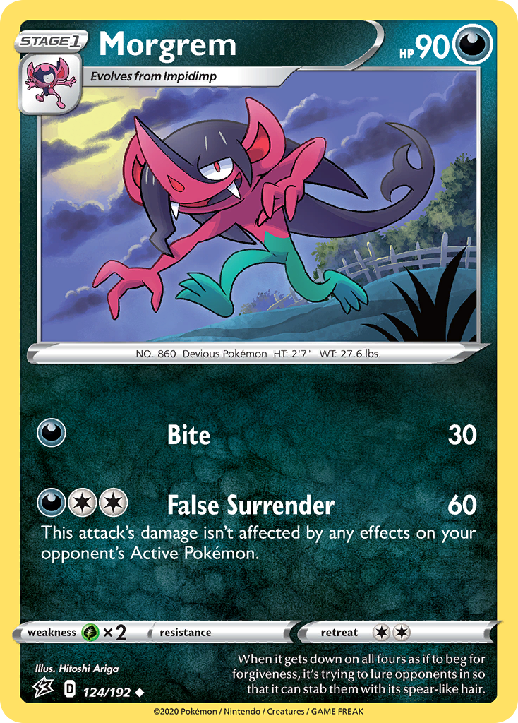 Morgrem (124/192) [Sword & Shield: Rebel Clash] - Pokémon - Card Brawlers | Quebec | Canada |