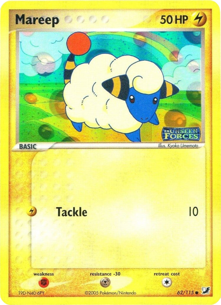 Mareep (62/115) (Stamped) [EX: Unseen Forces] - Pokémon - Card Brawlers | Quebec | Canada |