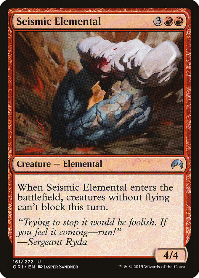 Seismic Elemental [Magic Origins] - Magic: The Gathering - Card Brawlers | Quebec | Canada |