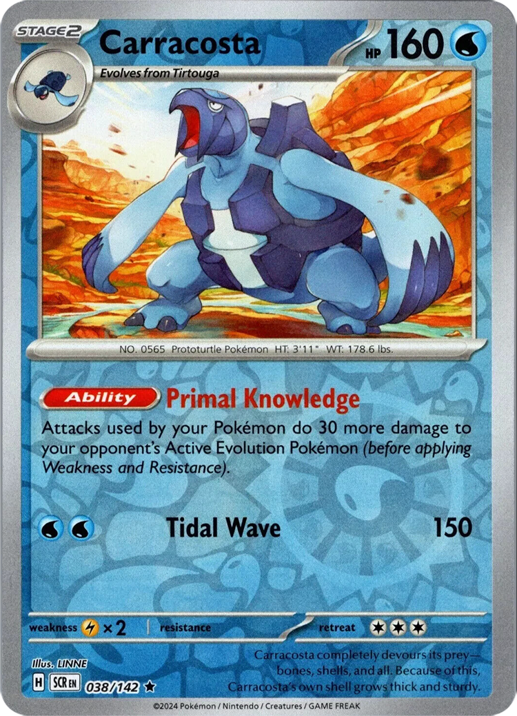 Carracosta (038/142) [Scarlet & Violet: Stellar Crown] - Pokémon - Card Brawlers | Quebec | Canada |