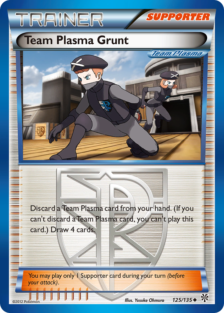 Team Plasma Grunt (125/135) [Black & White: Plasma Storm] - Pokémon - Card Brawlers | Quebec | Canada |