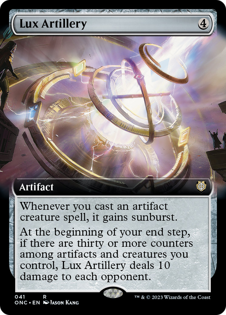 Lux Artillery (Extended Art) [Phyrexia: All Will Be One Commander] - Magic: The Gathering - Card Brawlers | Quebec | Canada |