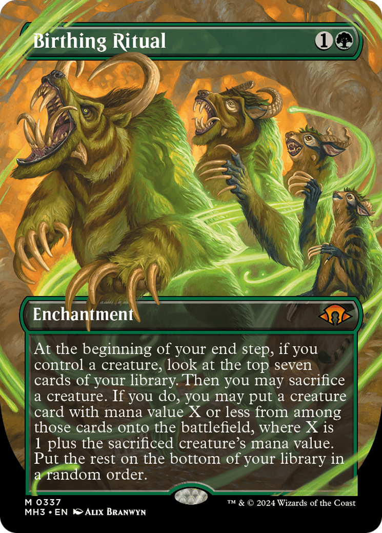 Birthing Ritual (Borderless) [Modern Horizons 3] - Magic: The Gathering - Card Brawlers | Quebec | Canada |