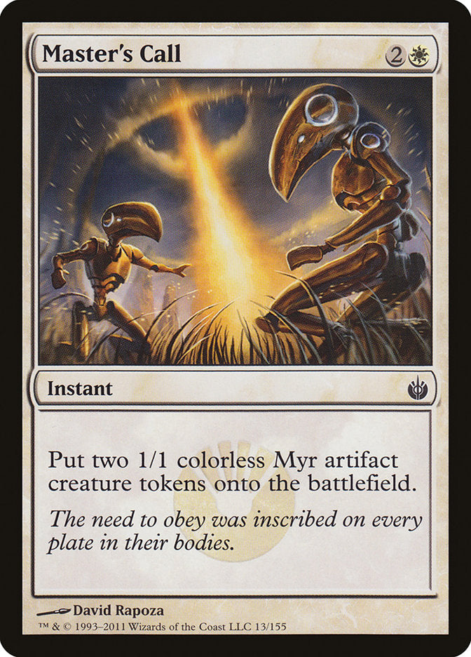 Master's Call [Mirrodin Besieged] - Magic: The Gathering - Card Brawlers | Quebec | Canada |