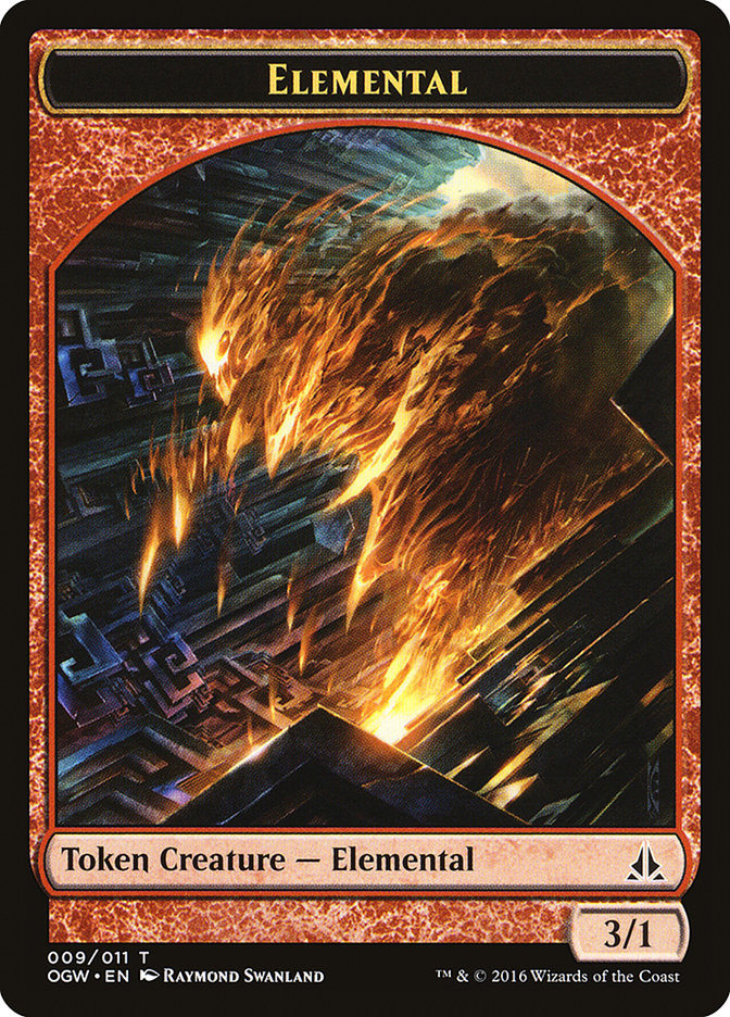Elemental Token (009/011) [Oath of the Gatewatch Tokens] - Magic: The Gathering - Card Brawlers | Quebec | Canada |