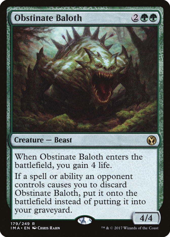Obstinate Baloth [Iconic Masters] - Magic: The Gathering - Card Brawlers | Quebec | Canada |