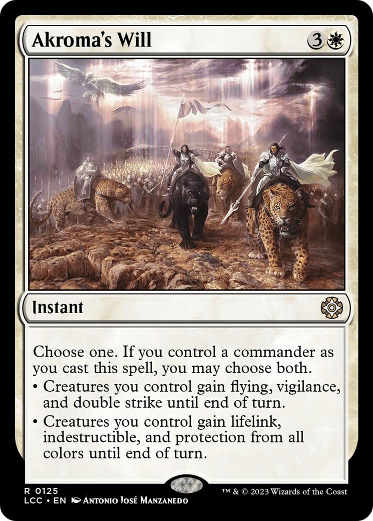 Akroma's Will [The Lost Caverns of Ixalan Commander] - Magic: The Gathering - Card Brawlers | Quebec | Canada |