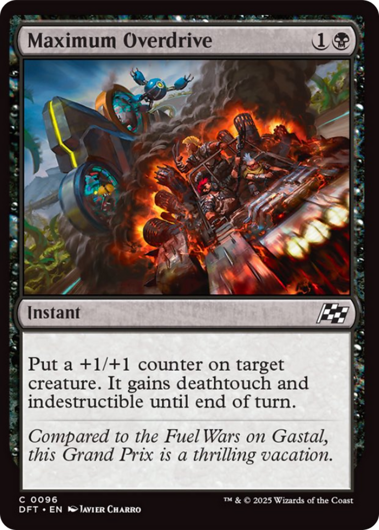 Maximum Overdrive [Aetherdrift] - Magic: The Gathering - Card Brawlers | Quebec | Canada |