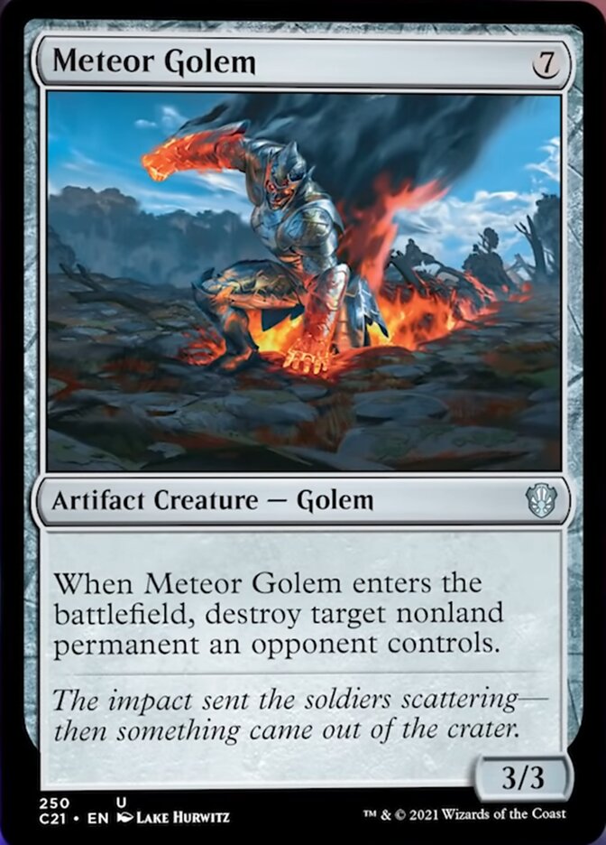 Meteor Golem [Commander 2021] - Magic: The Gathering - Card Brawlers | Quebec | Canada |