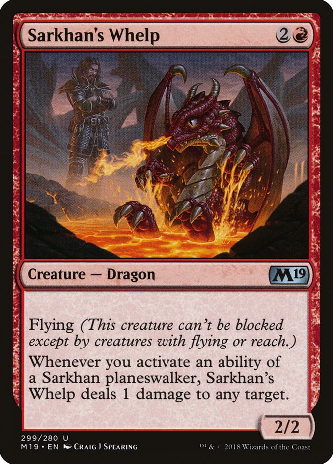 Sarkhan's Whelp [Core Set 2019] - Magic: The Gathering - Card Brawlers | Quebec | Canada |