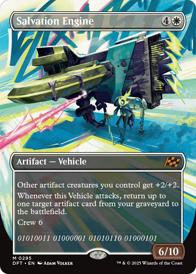 Salvation Engine (Borderless) [Aetherdrift] - Magic: The Gathering - Card Brawlers | Quebec | Canada |