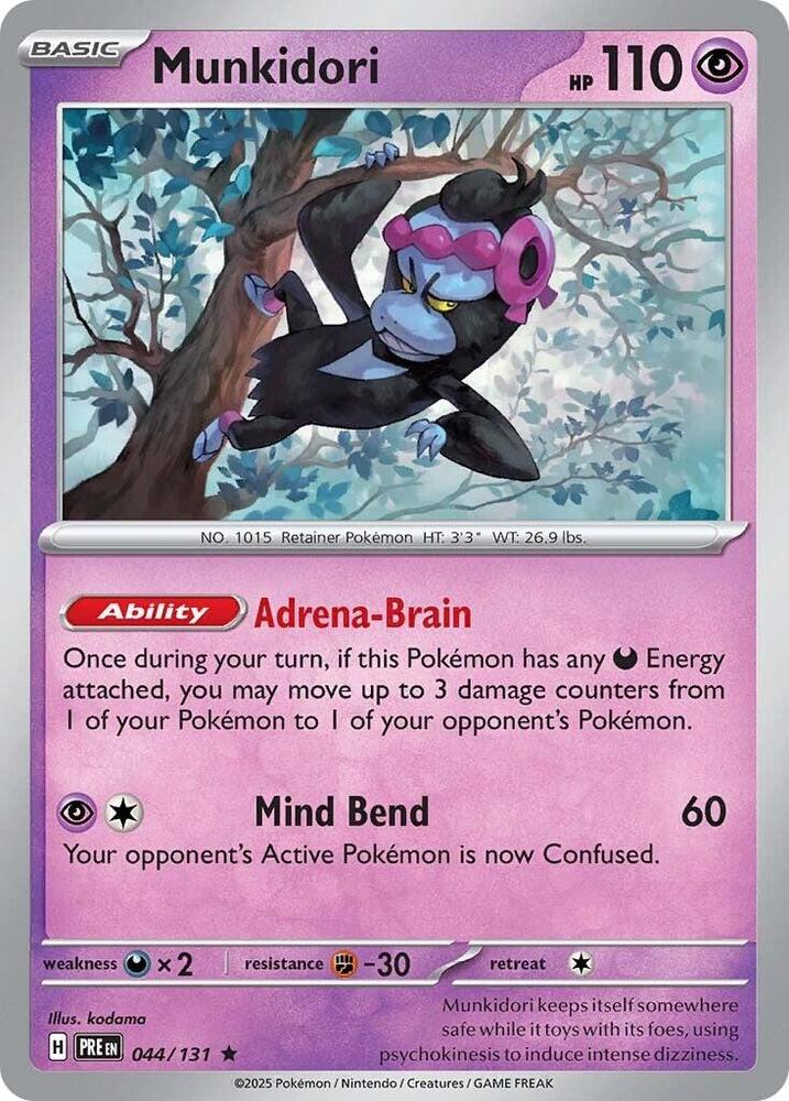 Munkidori (044/131) [Scarlet & Violet: Prismatic Evolutions] - Pokémon - Card Brawlers | Quebec | Canada |