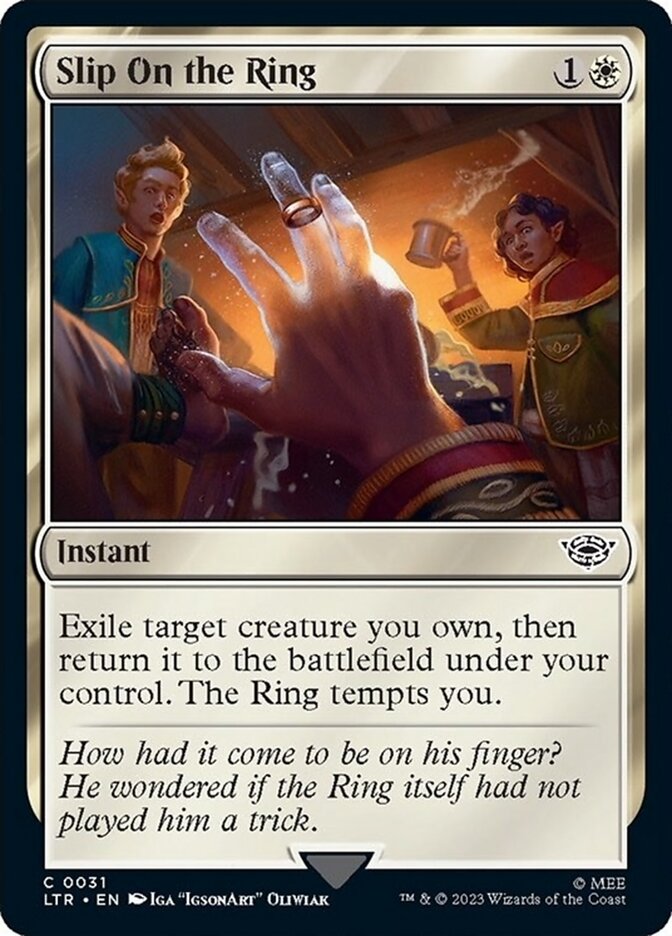 Slip on the Ring [The Lord of the Rings: Tales of Middle-Earth] - Magic: The Gathering - Card Brawlers | Quebec | Canada |