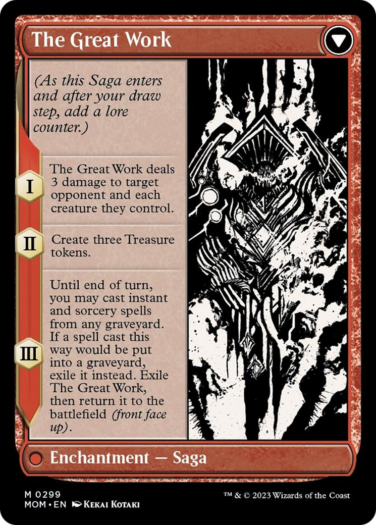 Urabrask // The Great Work (Showcase Planar Booster Fun) [March of the Machine] - Magic: The Gathering - Card Brawlers | Quebec | Canada |