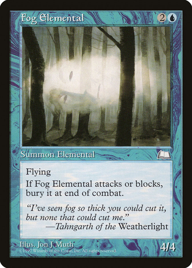 Fog Elemental [Weatherlight] - Magic: The Gathering - Card Brawlers | Quebec | Canada |
