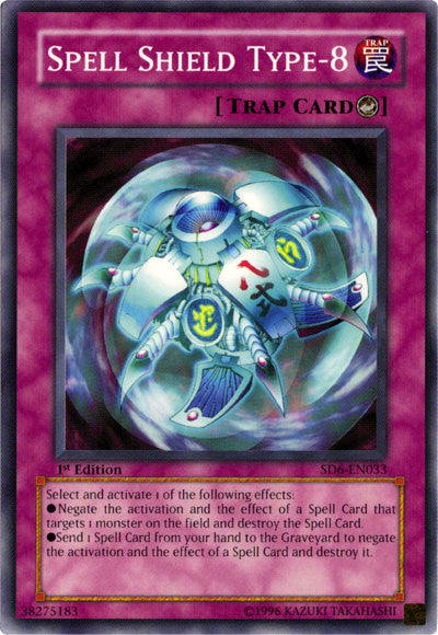 Spell Shield Type-8 [SD6-EN033] Common - Yu-Gi-Oh! - Card Brawlers | Quebec | Canada |