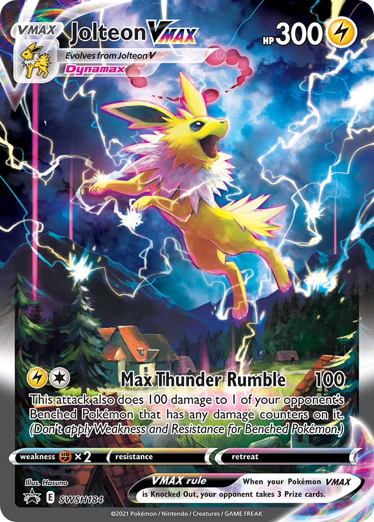 Jolteon VMAX (SWSH184) (Jumbo Card) [Sword & Shield: Black Star Promos] - Pokémon - Card Brawlers | Quebec | Canada |