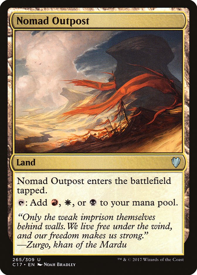 Nomad Outpost [Commander 2017] - Magic: The Gathering - Card Brawlers | Quebec | Canada |