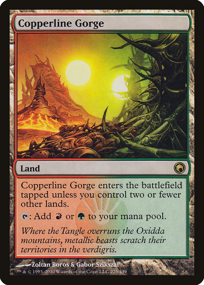 Copperline Gorge [Scars of Mirrodin] - Magic: The Gathering - Card Brawlers | Quebec | Canada |