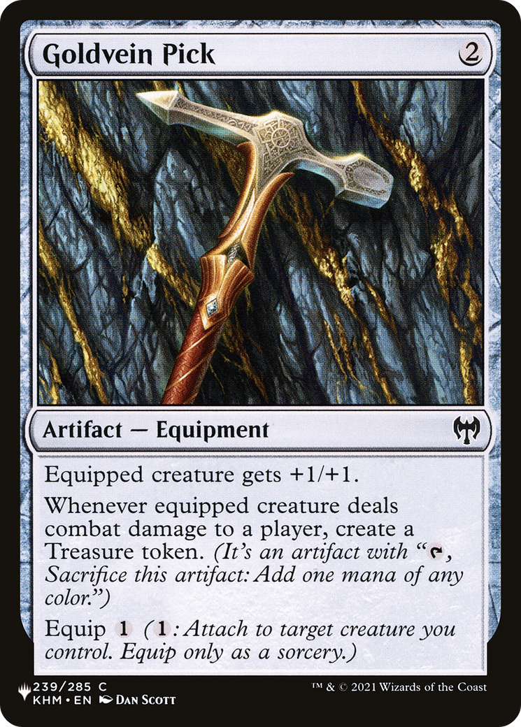 Goldvein Pick [The List] - Magic: The Gathering - Card Brawlers | Quebec | Canada |