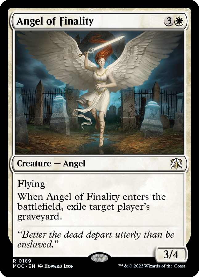 Angel of Finality [March of the Machine Commander] - Magic: The Gathering - Card Brawlers | Quebec | Canada |