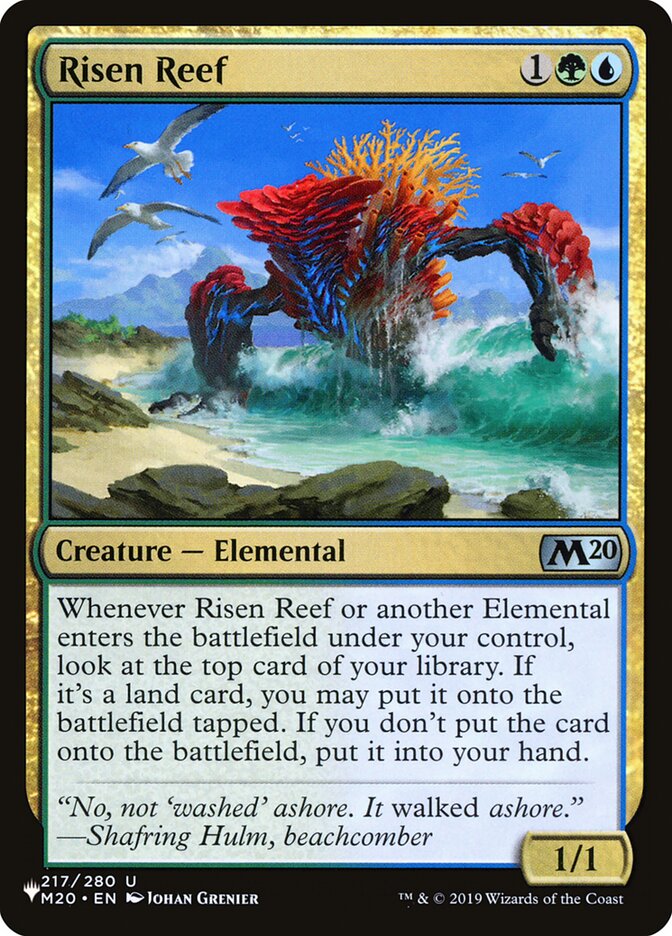 Risen Reef [The List] - Magic: The Gathering - Card Brawlers | Quebec | Canada |