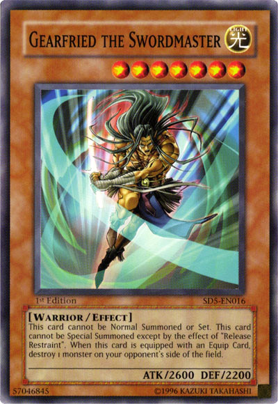 Gearfried the Swordmaster [SD5-EN016] Common - Yu-Gi-Oh! - Card Brawlers | Quebec | Canada |
