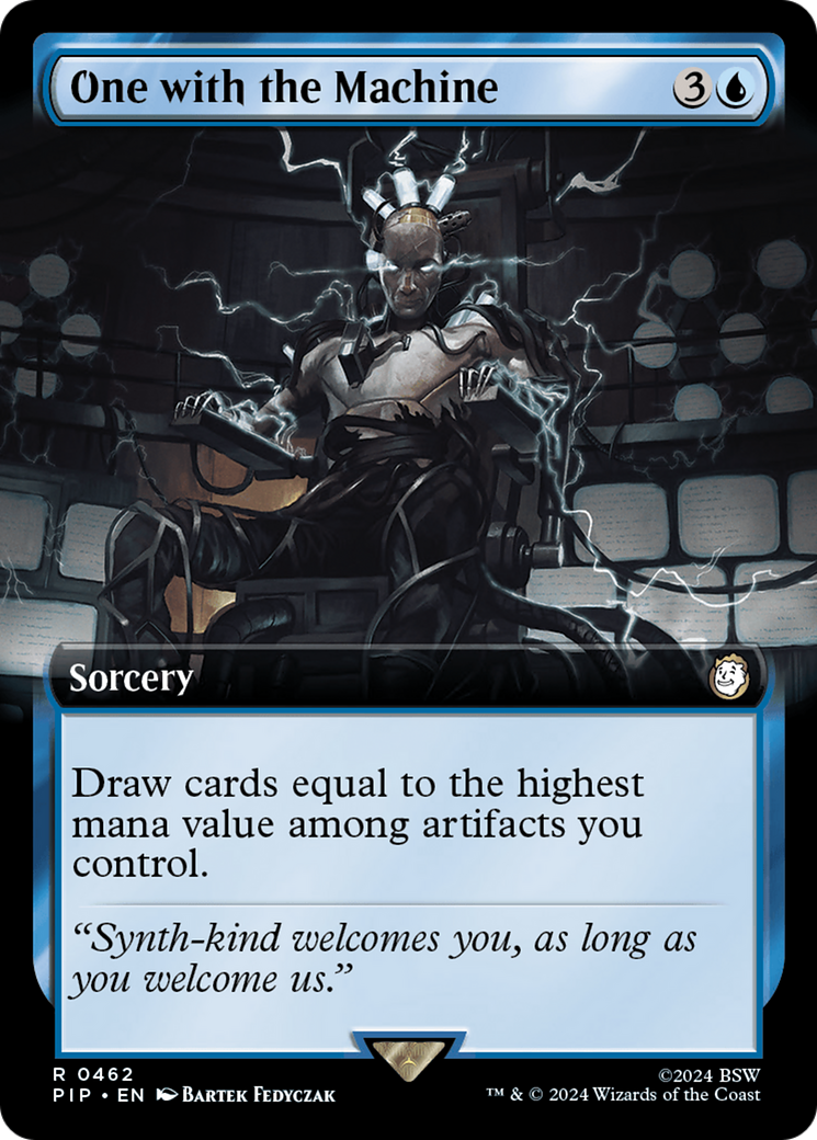 One with the Machine (Extended Art) [Fallout] - Magic: The Gathering - Card Brawlers | Quebec | Canada |