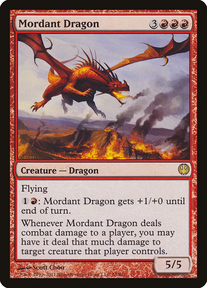 Mordant Dragon [Duel Decks: Knights vs. Dragons] - Magic: The Gathering - Card Brawlers | Quebec | Canada |