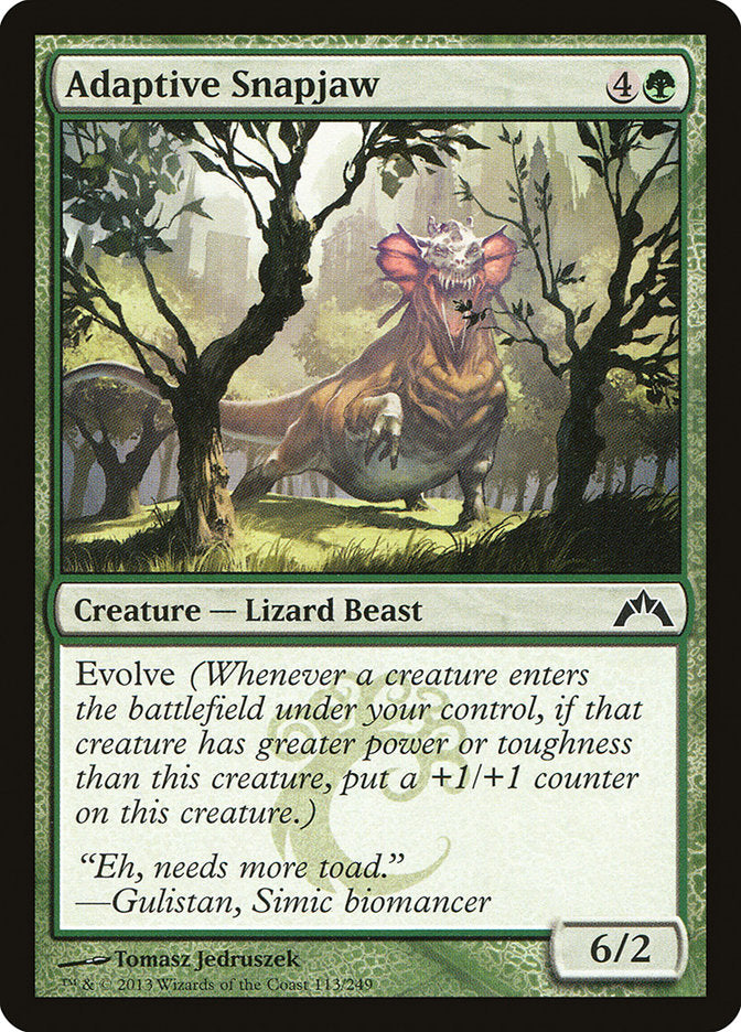 Adaptive Snapjaw [Gatecrash] - Magic: The Gathering - Card Brawlers | Quebec | Canada |