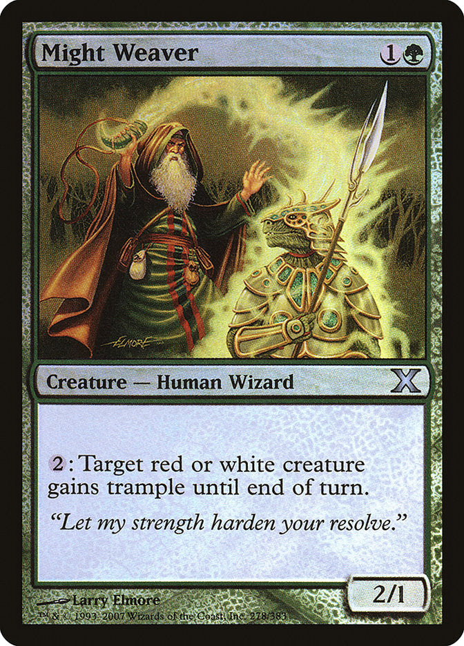 Might Weaver (Premium Foil) [Tenth Edition] - Magic: The Gathering - Card Brawlers | Quebec | Canada |