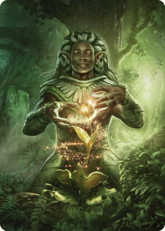 Elvish Mystic Art Card [Commander Masters Art Series] - Magic: The Gathering - Card Brawlers | Quebec | Canada |