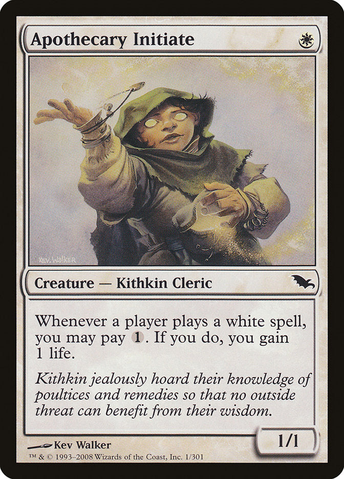 Apothecary Initiate [Shadowmoor] - Magic: The Gathering - Card Brawlers | Quebec | Canada |