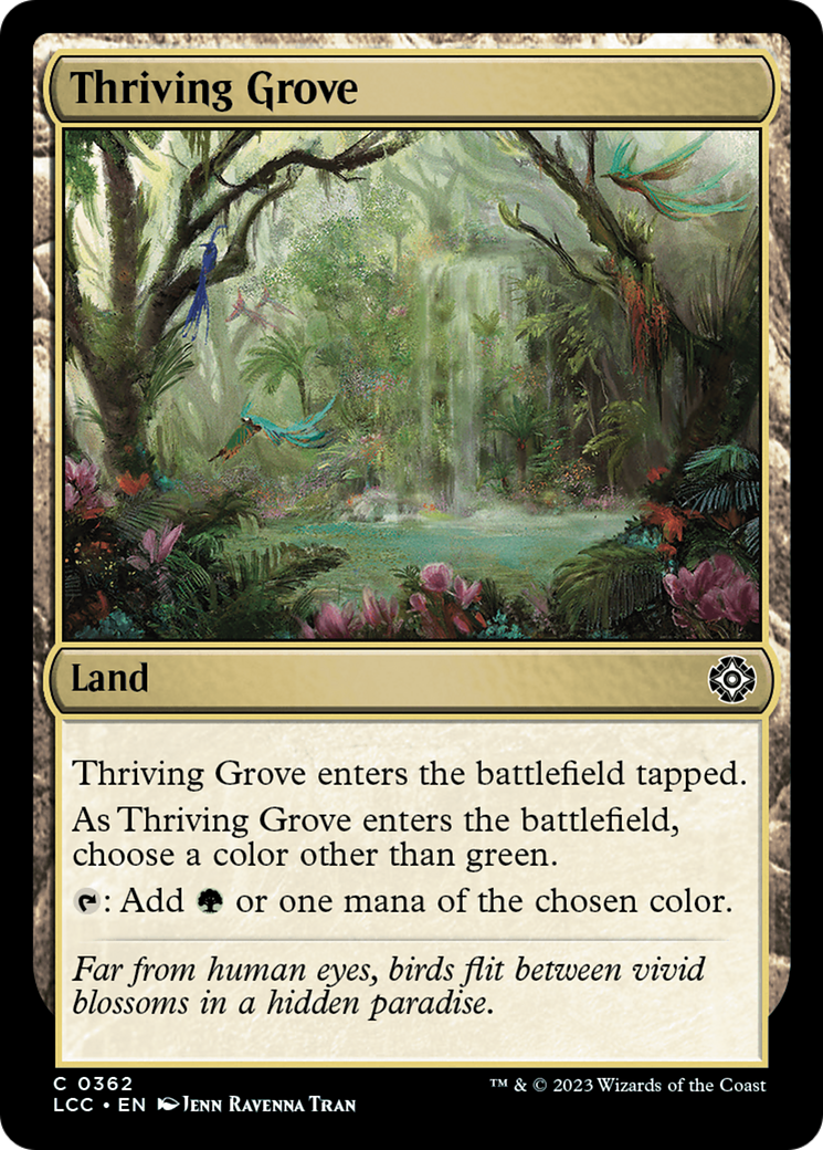 Thriving Grove [The Lost Caverns of Ixalan Commander] - Magic: The Gathering - Card Brawlers | Quebec | Canada |