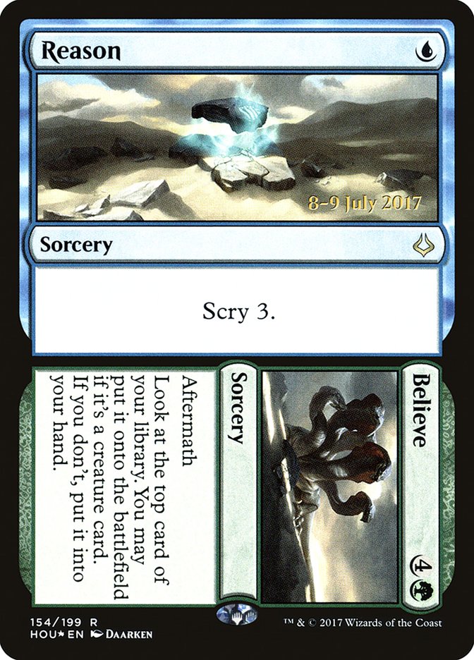 Reason // Believe [Hour of Devastation Prerelease Promos] - Magic: The Gathering - Card Brawlers | Quebec | Canada |