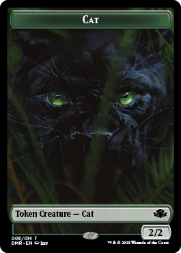 Zombie // Cat (008) Double-Sided Token [Dominaria Remastered Tokens] - Magic: The Gathering - Card Brawlers | Quebec | Canada |