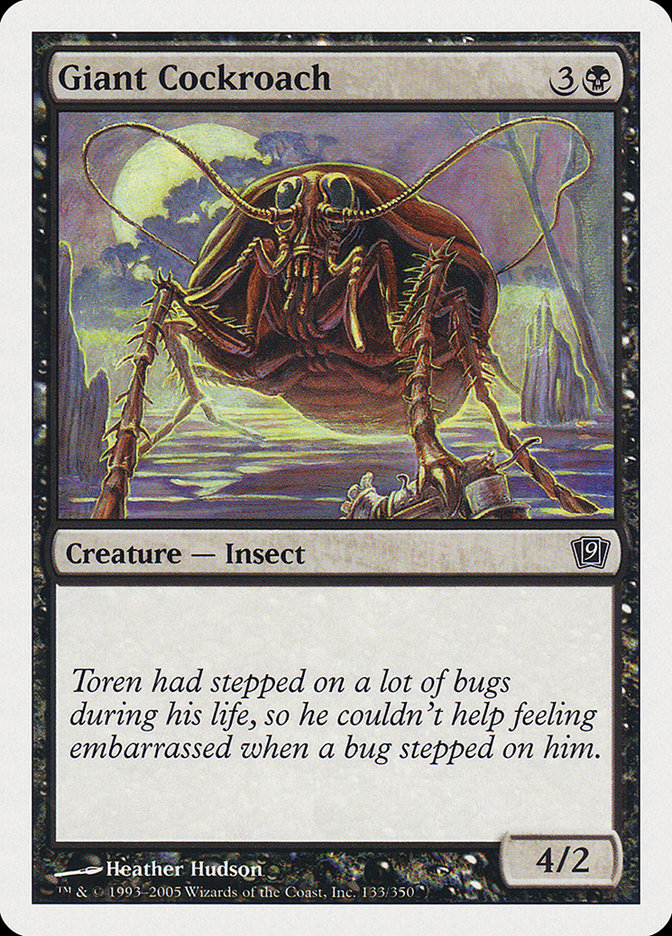 Giant Cockroach [Ninth Edition] - Magic: The Gathering - Card Brawlers | Quebec | Canada |