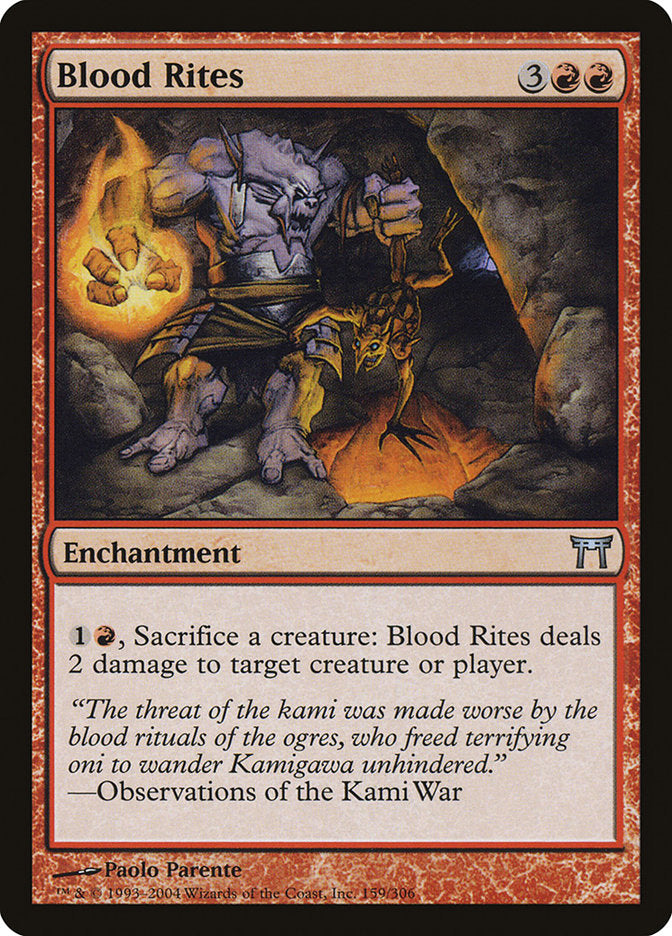 Blood Rites [Champions of Kamigawa] - Magic: The Gathering - Card Brawlers | Quebec | Canada |