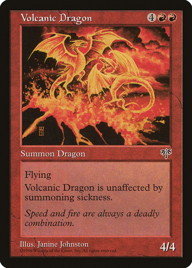 Volcanic Dragon [Mirage] - Magic: The Gathering - Card Brawlers | Quebec | Canada |