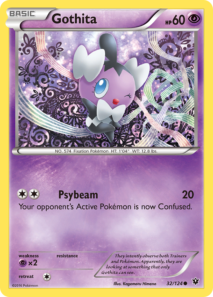 Gothita (32/124) [XY: Fates Collide] - Pokémon - Card Brawlers | Quebec | Canada |