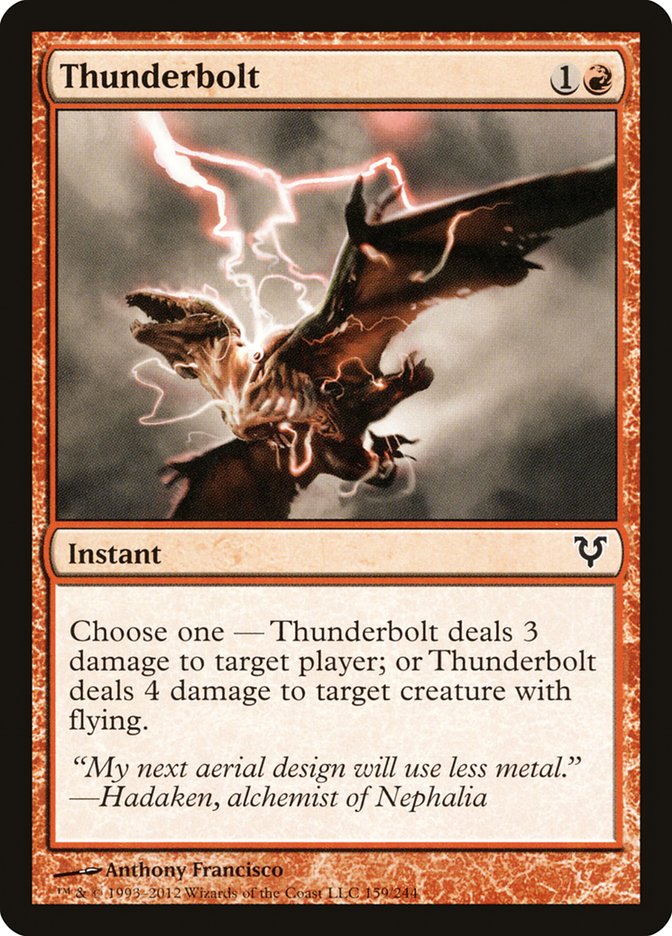 Thunderbolt [Avacyn Restored] - Magic: The Gathering - Card Brawlers | Quebec | Canada |