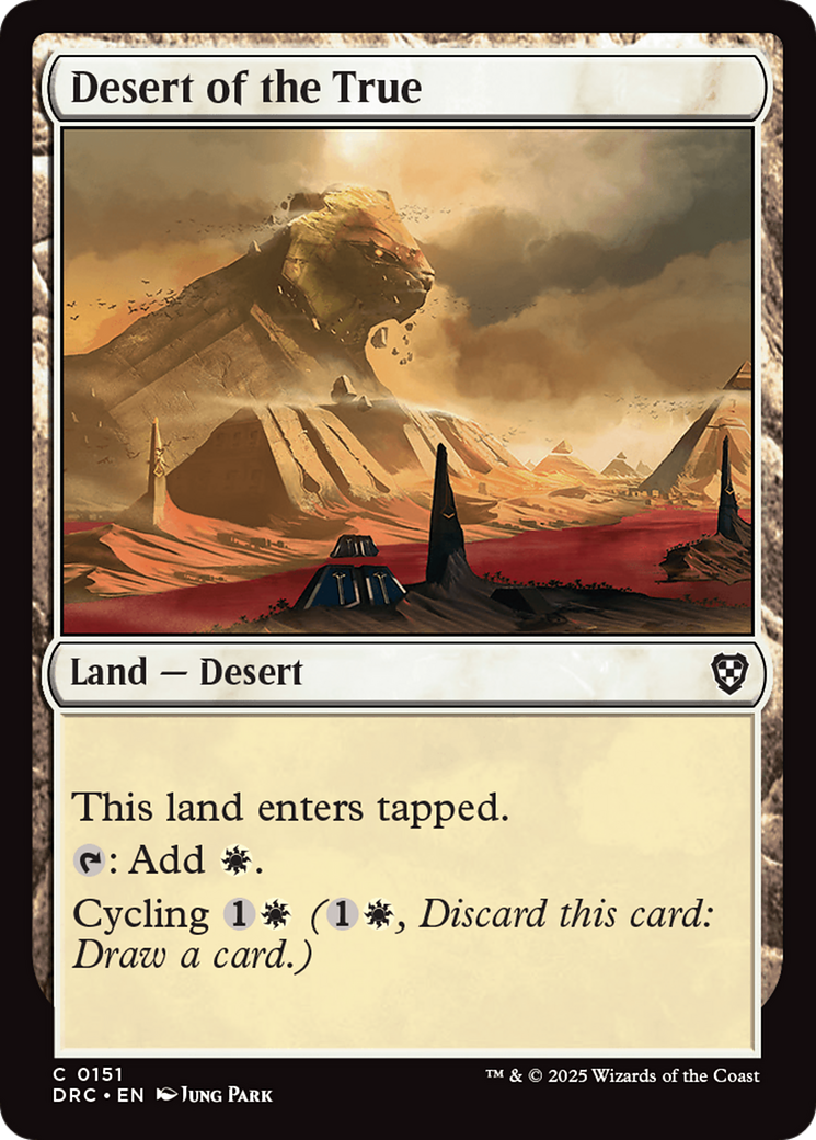 Desert of the True [Aetherdrift Commander] - Magic: The Gathering - Card Brawlers | Quebec | Canada |
