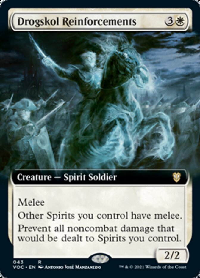 Drogskol Reinforcements (Extended Art) [Innistrad: Crimson Vow Commander] - Magic: The Gathering - Card Brawlers | Quebec | Canada |