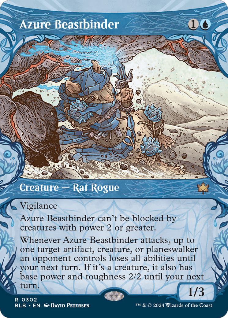Azure Beastbinder (Showcase) [Bloomburrow] - Magic: The Gathering - Card Brawlers | Quebec | Canada |