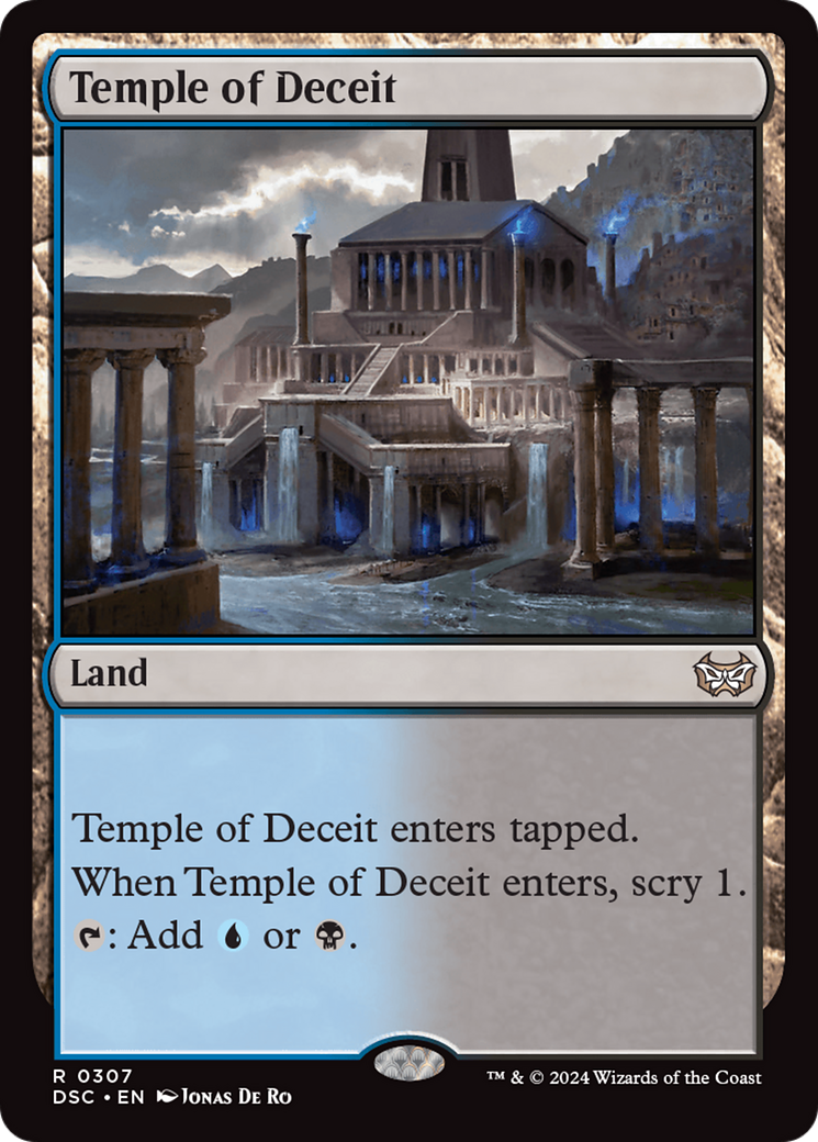 Temple of Deceit [Duskmourn: House of Horror Commander] - Magic: The Gathering - Card Brawlers | Quebec | Canada |